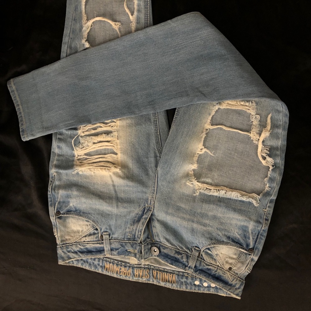 Distressed Mom Jeans